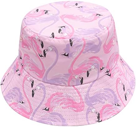 Zlyc unissex fofo exclusivo impressão de viagem chapéu de balde de verão Cap boné