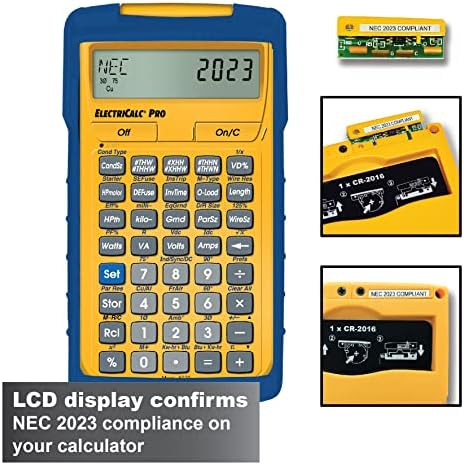 Indústrias calculadas 5073-2023 Kit de atualização elétrica do Electricalc Pro NEC 2023 CHIP COMPLENTAÇÃO