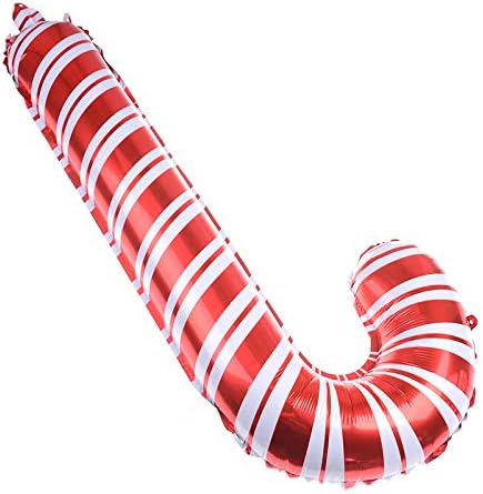 Balões de balões de cana -de -Natal de 32 polegadas de Natal FOIL