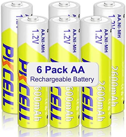 PKCELL Recarregável Baterias AAA, NIMH 1000MAH 1.2V Bateria recarregável-4Count