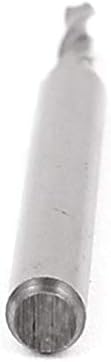 X-dree alumínio substrato 2 flautas moinhos de extremidade cortadores de roteador de 1,8 mm de corte dia 5 pcs