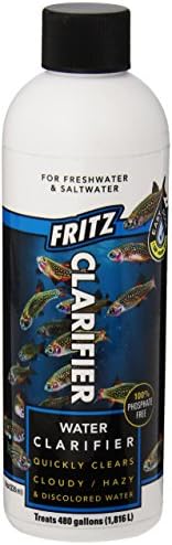 Fritz Aquatics 80176 Fritz Water Clarifier para aquários frescos e de água salgada, 8 onças