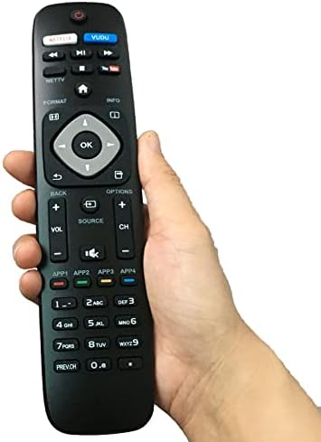 Substituição Controle remoto Compatível para Philips Smart TV 43pfl5603f7 50pfl5703/f7 55pfl5903/f7 75pfl5603/f7