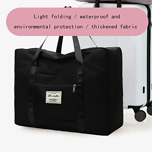 Bolsa de mochila compactável para viagem, bolsa dobrável Duffle para viagem Tote Carry On Baga