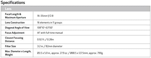 Canon EF 16–35mm f/2.8L III USM LENS, BLACK