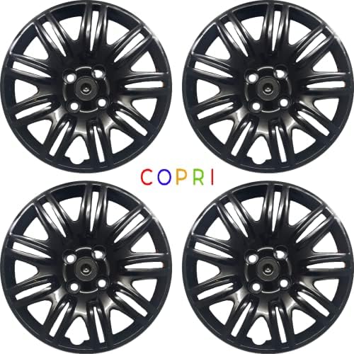 Conjunto de Copri de tampa de 4 rodas de 4 polegadas preto preto para parafusos Toyota Yaris Prius
