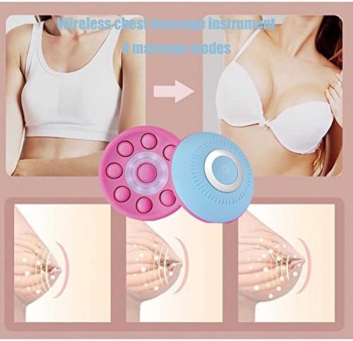 HHYGR 3 Tipos Modos Massageador de mama, Comprimpa a quente Massagem Instrumento de aumento