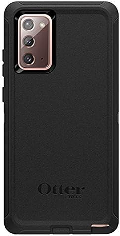 OtterBox Galaxy Note20 5G Defender Series Case - preto, robusto e durável, com proteção contra a porta,