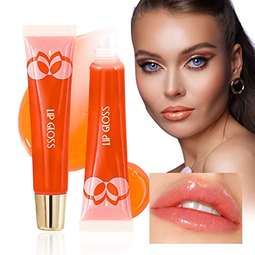 WGust Peach flavo Lip Gloss Candy Color Lip Lip Glaze Hidratante Hidratante Lip Gloss Candy Jelly Lip Gloss Toot