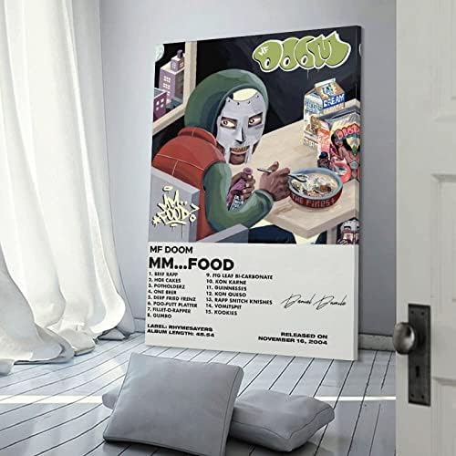 Syoolso MF Doom MM Poster de Poster Decorativo Postos de Canvas Posters de Parede e Arte Imprimir