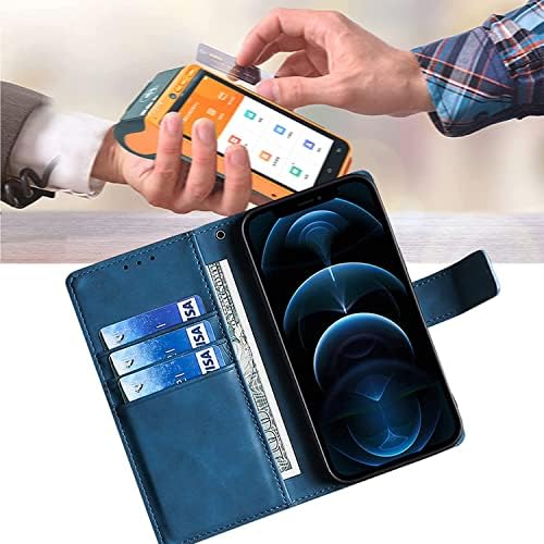 Caixa de carteira de flip djdlfa para iPhone 14/14 Plus/14 Pro/14 Pro Max, Caixa de couro de padrão de crocodilo
