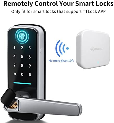 Gateway Wi-Fi Olumat, hub inteligente para trava de porta de controle remoto com aplicativo TTLOCK, Wi-Fi