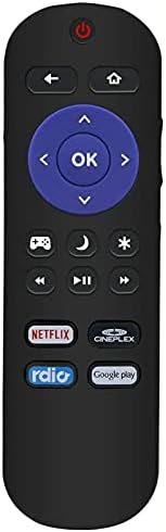 PERFASCIN New Replace Remote Control fit for Sharp ROKU Smart TV LC-50LB481U LC-50N4000U LC32N4000U LC-32LB481U