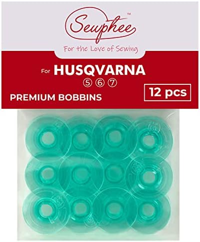 12pcs Bobbins para máquinas de costura Husqvarna Viking - por Sewphee