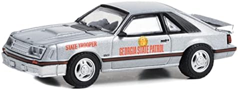1982 GT Silver Metallic Georgia Patrulha Estadual Trooper Hot Purition Series 44 1/64 Modelo Diecast Car