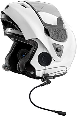 J&M Corporation J&M Elite 801 Série Helmet fone de capacete para os capacetes de estilo Flip-Front/Open-Face