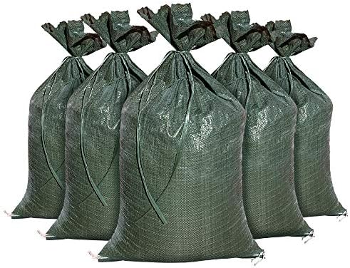 Sandbaggy - sacos de areia pesados ​​para inundações - tamanho: 14 x 26, ótimo para barreira de água