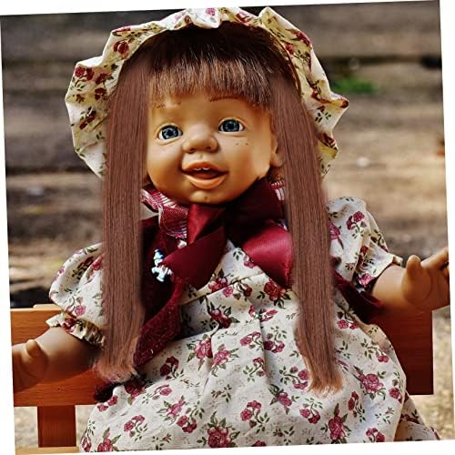 Toyvian 12pcs Doll peruca Babydolls Straight Wigs Gabys boneca Creative Creative Straight Wig Straight Dolls Wigs