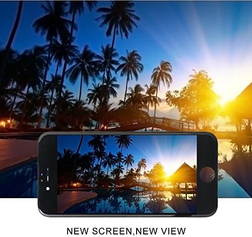 Qtlier iPhone 7 Screen Substacting, LCD Display e Touch Screen Digitalizer Substituição Montagem do quadro de