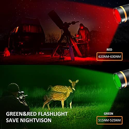 Lanternas de nicron, lanternas de LED magnéticas recarregáveis, lanterna tática de 1200 lúmens