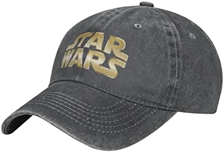 Star Wars Unissex Basex Cap algodão se encaixa em homens homens lavados chapéu de pai ajustável de