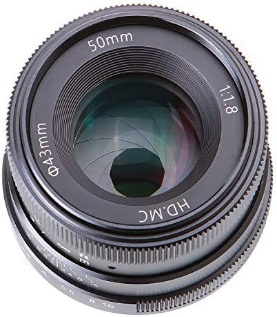Foto4easy 50mm f/1.8 Prime Focus Lens para câmera de montagem E-ENY A6500 A6300 A6000 A5100 A5000 NEX-3 NEX-3N