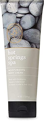 Bath & Body Works Aromaterapia Hot Springs Spa Hidratante Creme corporal - Lote de 3