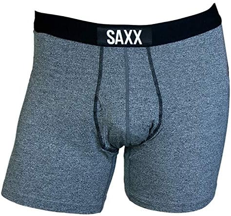Apreseira íntima masculina Saxx - Ultra Super Soft Boxer Briefs com suporte de bolsa de mosca e
