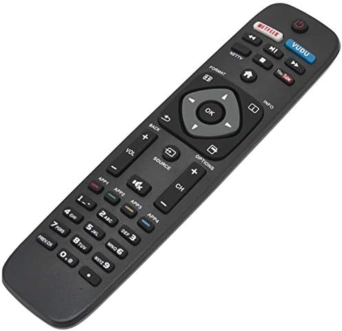 Controle remoto Substitua ajuste para Philips TV SMART URMT39JHG003 YKF340001 YKF340-001 52PFL7704D