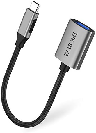 TEK Styz USB-C USB 3.0 Adaptador compatível com o seu Samsung Galaxy Tab S 10.5 OTG Tipo-C/PD Male