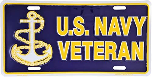 Ramsons importa veterano da Marinha dos EUA 12 x 6 placa, fabricado nos EUA