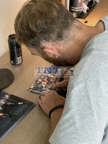 Timothy Thatcher assinou WWE NXT Fight Pit 8x10 Foto 2 - Fotos de luta livre autografada
