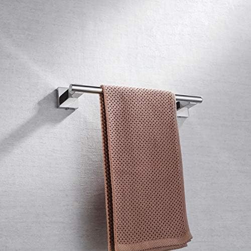 Miyili 4 -Pieces Polishless Aço inoxidável Hardware do banheiro montado na parede - Inclui barra