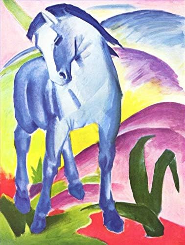 US $ 80 a US $ 1500 pintados à mão pelos professores das academias de arte - 22 pinturas a óleo Cavalo azul
