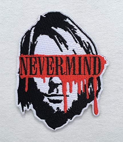 A banda de rock patches Cobain bordou ferro bordado em septo de esgoto Patch inspirado em rei do