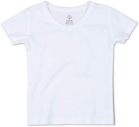 Opawo unissex baby v pescoço camisetas infantil camisetas de manga curta/longa Camisetas de cor sólidas