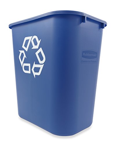 Médio de reciclagem de lixo 28 qt/7 gal de lixo/lixo de lixo/lixo, para casa/escritório/debaixo da mesa, verde