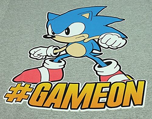Sonic the Hedgehog Gameon Sega Video Game Boys T-Shirt