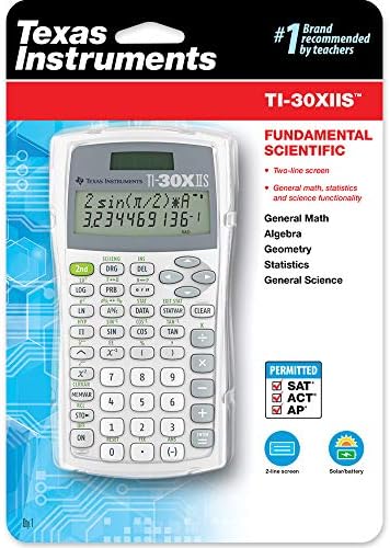 Texas Instruments Ti-30xiis Calculadora científica, vermelho