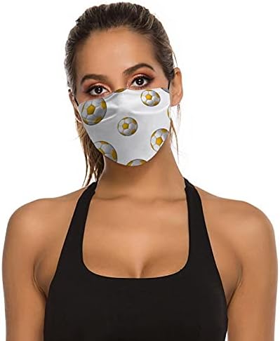 1pcs com 2 filtros máscara de poeira com filtros design futebol imprimido esporte ao ar livre