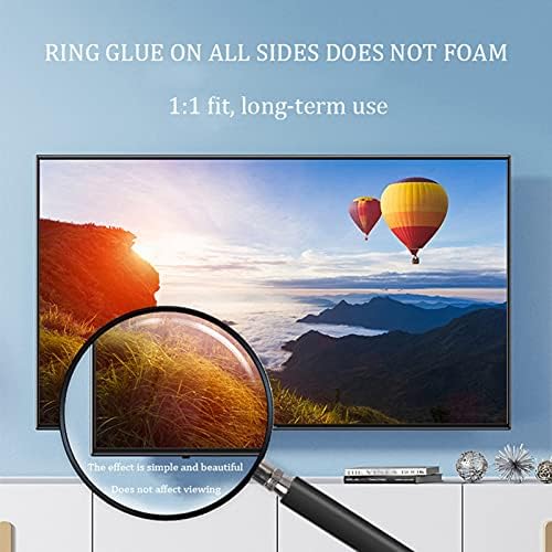 Lxcisy Anti Glare TV Screen Protetive Film, filme protetor de exibição LCD, filtro de tela leve anti-reflexivo/anti-azul,