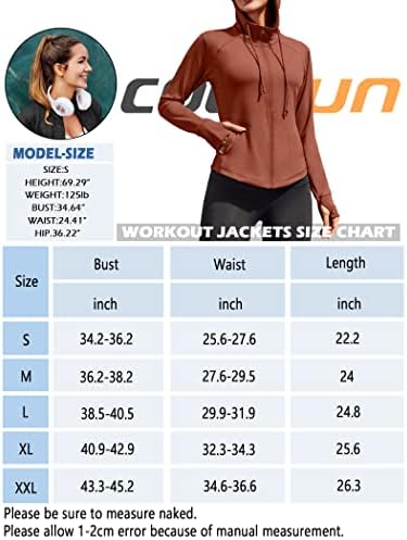 Jaqueta de treino feminina de coorun slim fit esportes jaqueta esportiva completa zípe de capuz