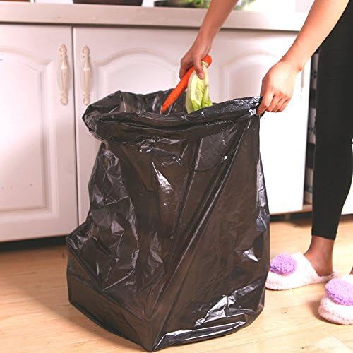 EAGRYE SACO DE LIXO GRANDE DE 18 GALON, sacos de lixo de cozinha pretos, 95 contagens