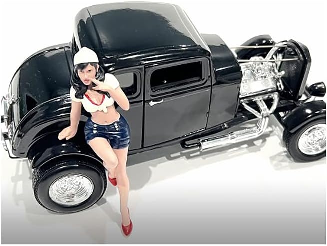 Meninas Pin-Up Sandra Figura para modelos de escala de 1/24 de American Diorama 76442