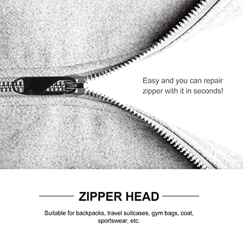 Lmahap Zip Slider, puxadores de zíper, extrator de substituição de zíper, kits de reparo instantâneo