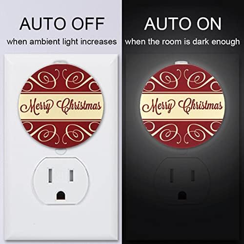 2 Pacote de plug-in Nightlight LED Night Light com sensor do anoitecer para o amanhecer para o quarto