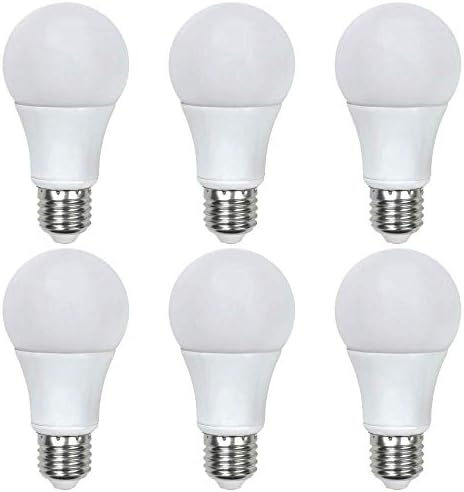 ASENCIA AN-03414 75 WATT Equivalente, Dimmable, lâmpada LED padrão A19, 6-pacote e branco macio