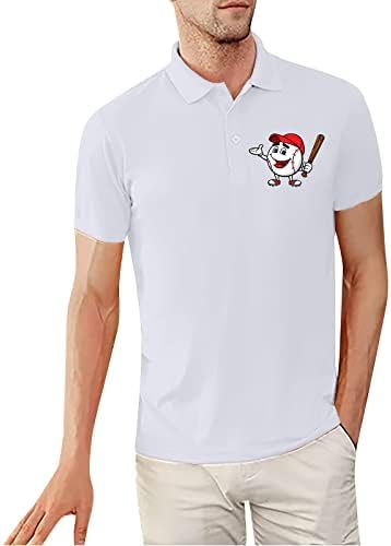 Camisas de trabalho para homens camisas masculinas de beisebol masculino Cool Wicking Performance Camisas da