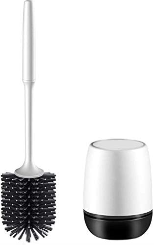Escova de escova de vaso sanitário pincel longa maçaneta de cabelo macio escova de parede kit de limpeza de