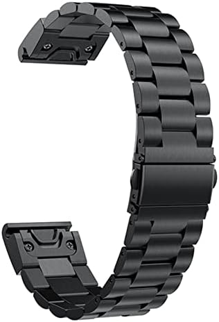 Daikmz 26 mm 22mm liberação rápida aço inoxidável relógio de relógio Banda de faixa para Garmin Fenix ​​7 7x Watch